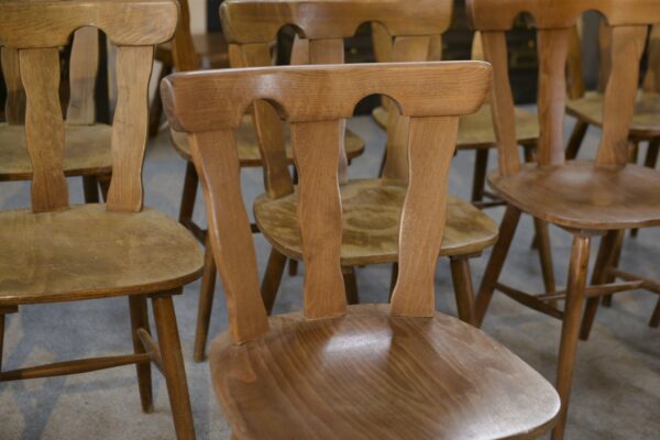 Chaise bistrot type Baumann 1960