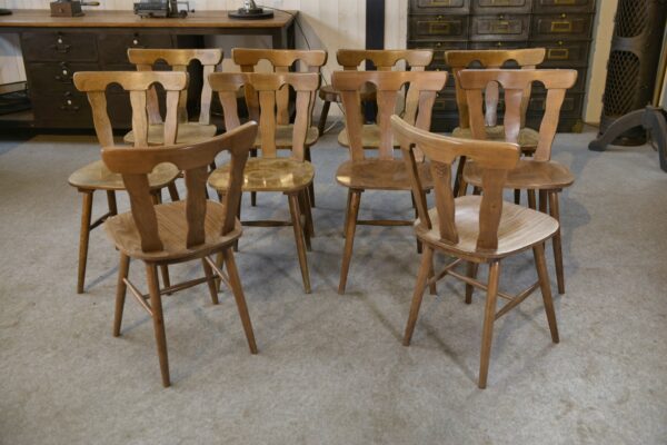 Chaise bistrot type Baumann 1960