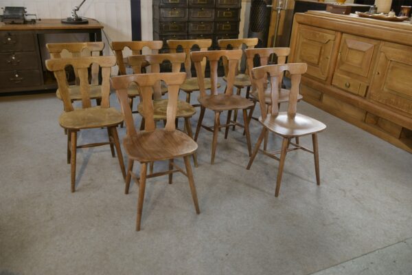 Chaise bistrot type Baumann 1960