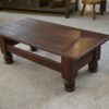 Table basse rustique en chêne 1960