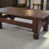Table basse rustique en chêne 1960
