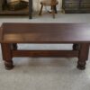 Table basse rustique en chêne 1960