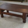 Table basse rustique en chêne 1960