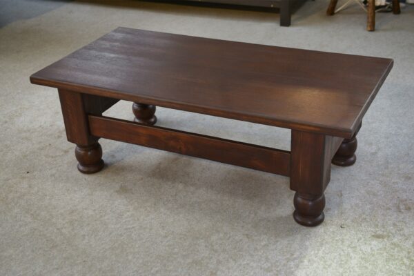 Table basse rustique en chêne 1960