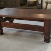 Table basse rustique en chêne 1960