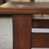Table basse rustique en chêne 1960