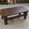 Table basse rustique en chêne 1960