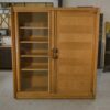Meuble vitrine par Guillerme et Chambron et céramique par Danikowski pour Votre Maison 1960