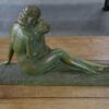 Sculpture en terre cuite patine bronze par Hugo Cipriani