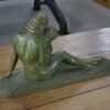 Sculpture en terre cuite patine bronze par Hugo Cipriani