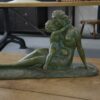 Sculpture en terre cuite patine bronze par Hugo Cipriani