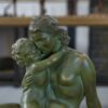 Sculpture en terre cuite patine bronze par Hugo Cipriani