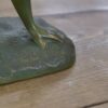 Sculpture en terre cuite patine bronze par Hugo Cipriani