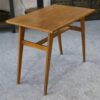 Table d'appoint en chêne pieds compas 1960
