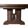 Grande table en chêne massif par Joseph Savina 1950
