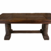 Grande table en chêne massif par Joseph Savina 1950