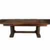 Grande table en chêne massif par Joseph Savina 1950