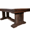 Grande table en chêne massif par Joseph Savina 1950