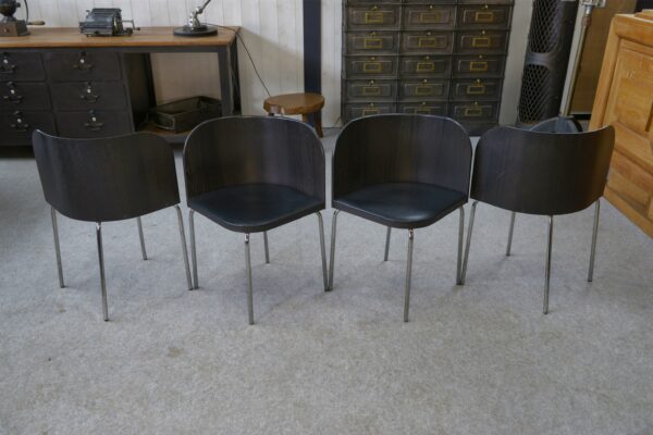 Ensemble de 4 chaises par Sandra Kregnert