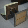 Ancienne chaise design moderniste minimaliste 1960s