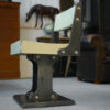 Ancienne chaise design moderniste minimaliste 1960s