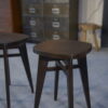 Tabourets design hêtre attribué à Louis Gamet 1950s