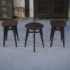 Tabourets design hêtre attribué à Louis Gamet 1950s
