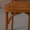Ensemble de 6 chaises bistrot en hêtre 1960's