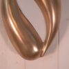 Applique murale en bronze design 1960's