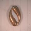 Applique murale en bronze design 1960's