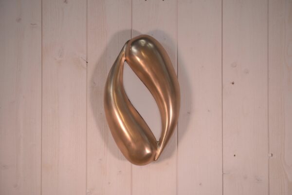 Applique murale en bronze design 1960's