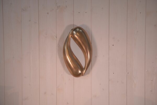 Applique murale en bronze design 1960's