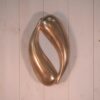 Applique murale en bronze design 1960's