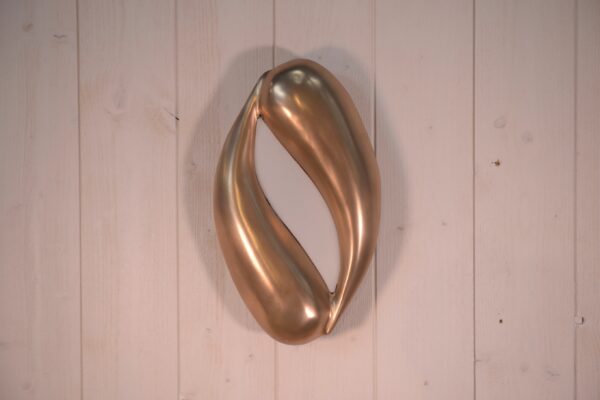 Applique murale en bronze design 1960's