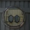 Miroir rond industriel 1950's