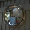 Miroir rond industriel 1950's