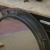 Miroir rond industriel 1950's