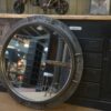 Miroir rond industriel 1950's