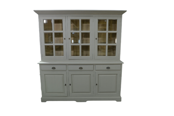 Buffet deux corps gris