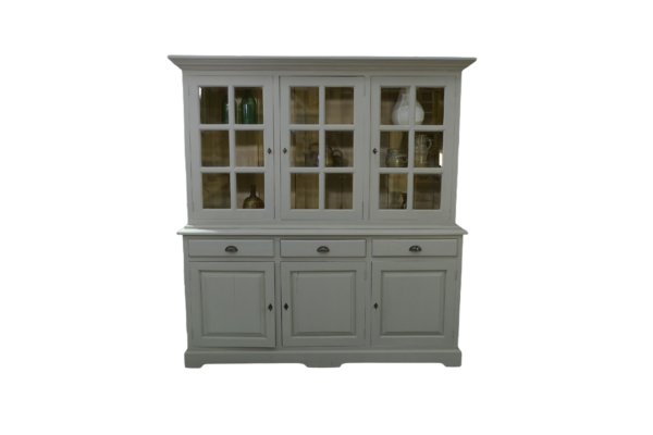 Buffet deux corps gris