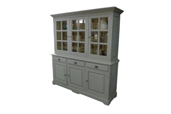 Buffet deux corps gris