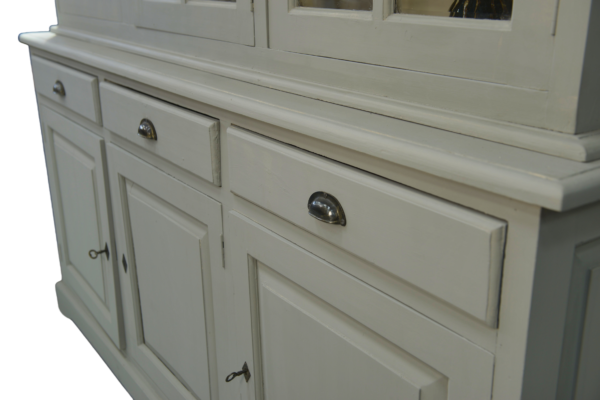 Buffet deux corps gris