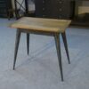 Table bistrot par Xavier Pauchard pour Tolix plateau en hêtre 1960