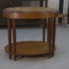 Table ovale en chêne massif art déco 1930