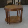 Table ovale en chêne massif art déco 1930