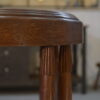 Table ovale en chêne massif art déco 1930