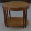 Table ovale en chêne massif art déco 1930