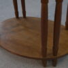 Table ovale en chêne massif art déco 1930