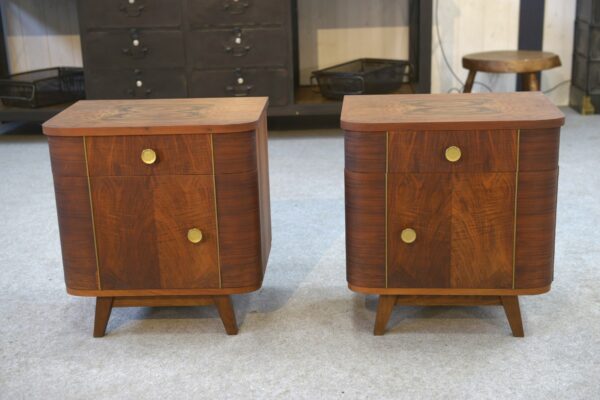 Paire de chevets en palissandre 1960