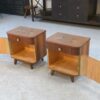 Paire de chevets en palissandre 1960